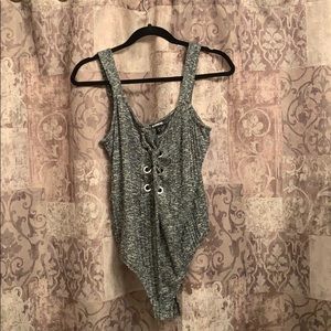 Grey Body suit